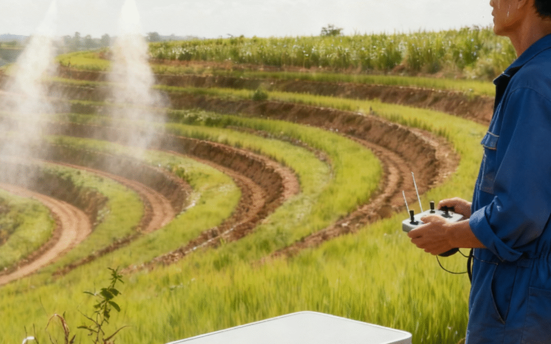 How To Spray Glyphosate In Large-Scale Complex Terrain?